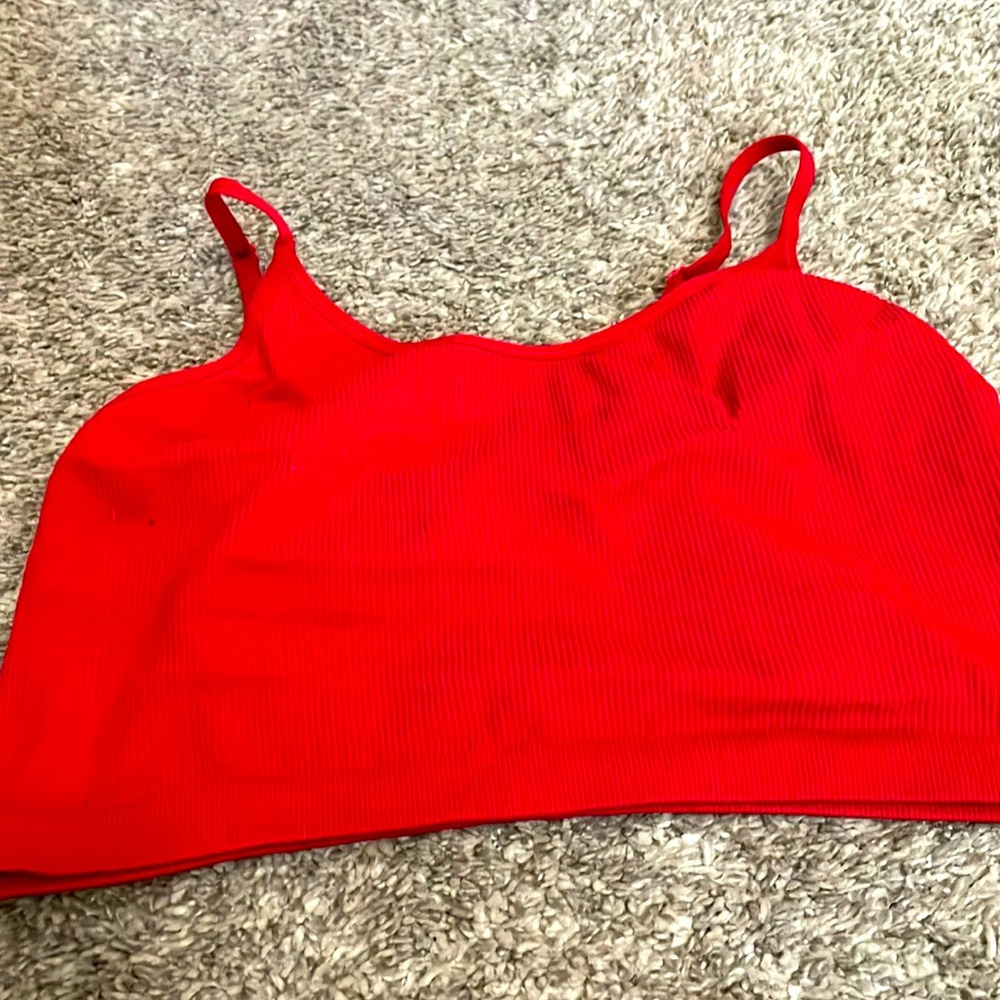 Red Crop top!!